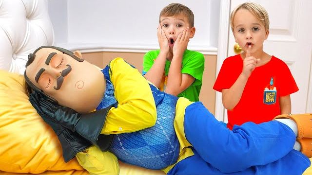 Крис и Майкл пытаются подружиться с соседом смотреть онлайн