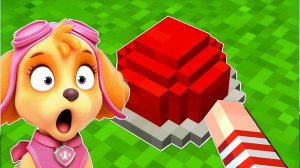 😳🔴 НИКОГДА НЕ НАЖИМАЙ НА ЭТУ КНОПКУ ЩЕНЯЧИЙ ПАТРУЛЬ В МАЙНКРАФТ!   MINECRAFT