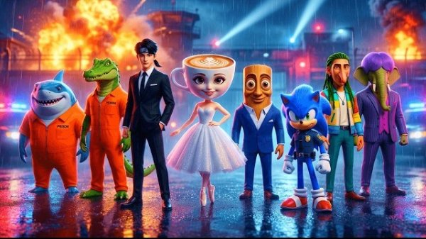 Герои Брайнрот и побег из тюрьмы. Романтическая история Балерины Капучины. Сигма бой ремикс