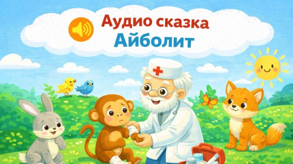 Айболит. Аудио сказки | Сказки у лесной опушки | Сказки на ночь для детей, Народные сказки