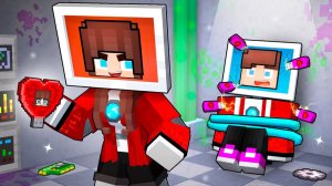 КОМПЬЮТЕР Джей ДЖЕЙ и компьютерная СУМАСШЕДШАЯ девочка - Мультики про Майнкрафт