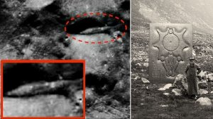 Корабль прошлой цивилизации на поверхности Титана