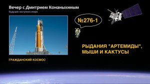 Вечер с Дмитрием Конаныхиным №276-1 Рыдания "АРТЕМИДЫ", мыши и кактусы