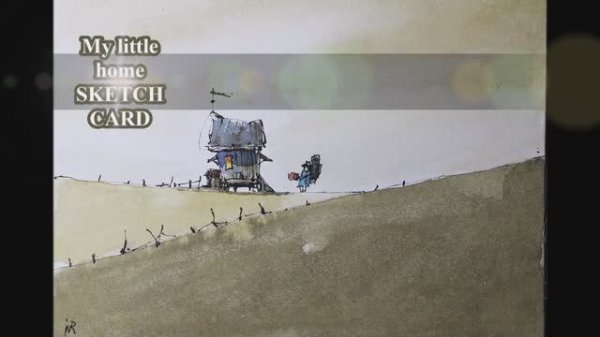 📹 How to draw and paint ACEO SKETCH CARD Full Real time watercolor by Nil Rocha