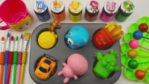 Успокаивающее видео сделай мега‑весёлые радужные воздушные шары‑конфеты с машинами Disneyi ASMR #001