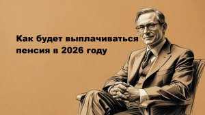 Как будет выплачиваться пенсия в 2026 году