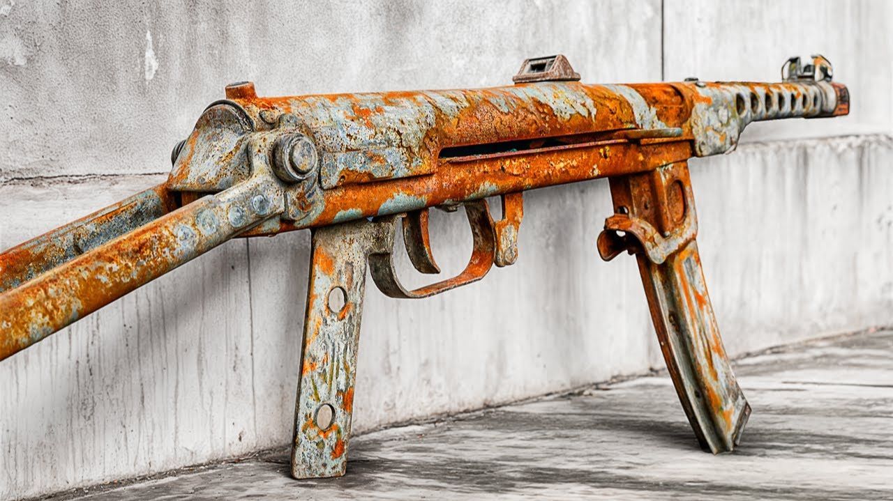 Реставрация старого пулемета | PPS времен Второй мировой войны