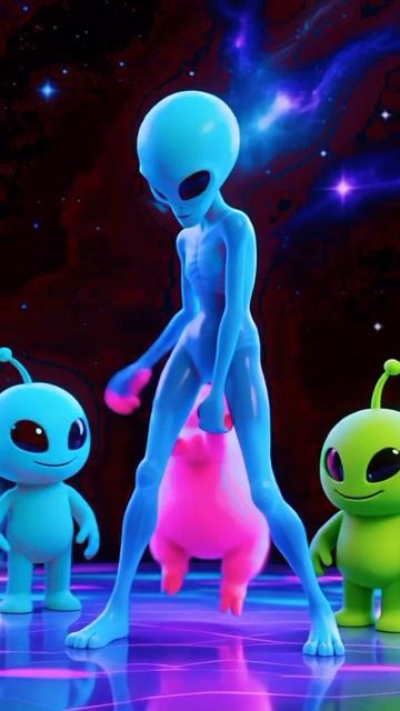 Поросёнок и пришельцы!