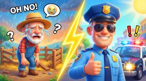 🚨 ВОР на Ферме! Все Животные ПРОПАЛИ 😱 Полицейский Спасает Макдональда!