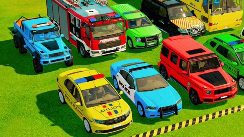 Машинки летают и прыгают! Развивающие мультики Машины помощники. Мультфильмы про машинки