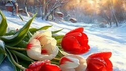 Утро доброе февральское. Роскошная музыкальная открытка.