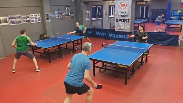 Нельсон Д. (667) - Халаджиев П. (615) настольный теннис 17.02 Малиновый 400+ турнир