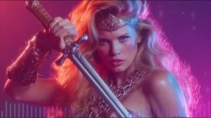 Лезвия 80-х Эпический Варварский синтезаторный саундтрек в стиле темного фэнтези в стиле ретро