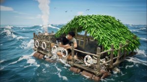 Модернизация спасательного плота с собакой (Эпизод 5) / Ловля крабов, рыбалка и приготовление