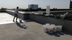 Нанесение кровельного покрытия премиум класса Elastomeric 750 Super