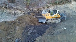 Дорожные работы с бульдозером Liebherr 746 _Полная серия_