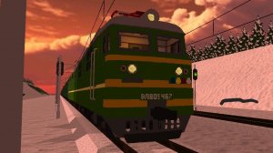 Грузовые поезда в игре SkyRail 1