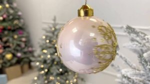 Набор стеклянных шаров GIOIELLI DA SOGNO, 8 см, упаковка 12 шт., 060608-набор