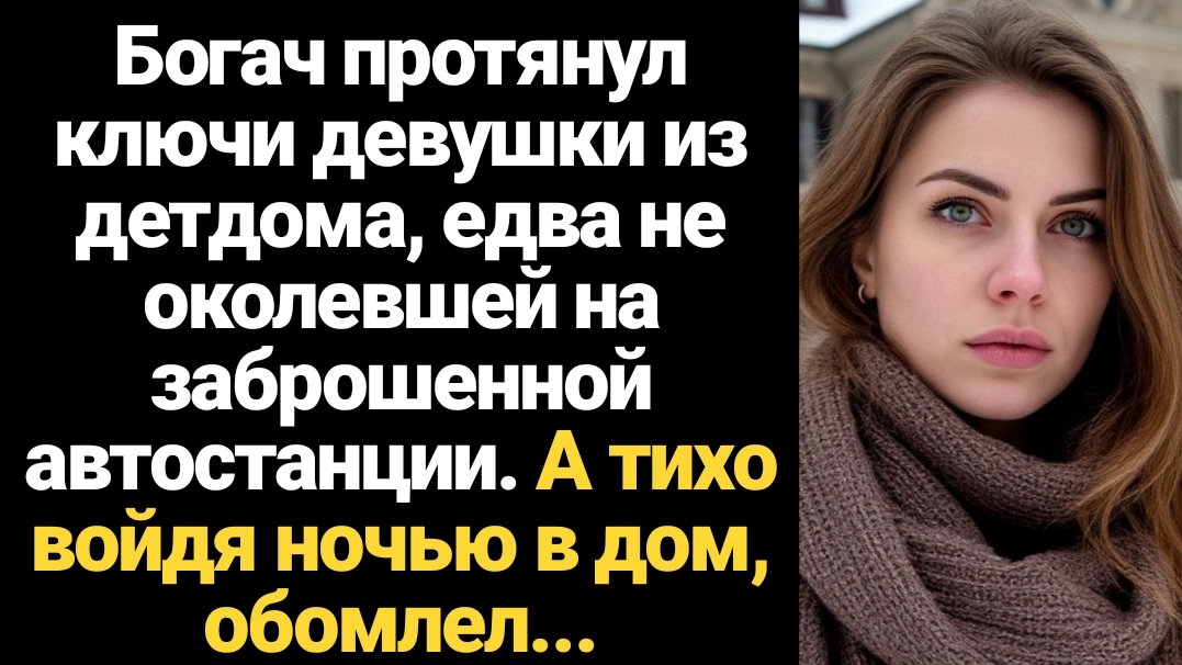 ИСТОРИИ ИЗ ЖИЗНИ/Богач протянул ключи девушки из детдома, которая мёрзла на заброшенной автостанции смотреть онлайн