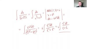 Неопределенный интеграл. 8а Интегралы от иррациональностей (замена переменной)