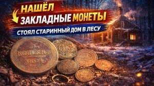 СИГНАЛ У СТАРИННОГО ДОМА — ПОДНЯЛ ЗАКЛАДНЫЕ МОНЕТЫ