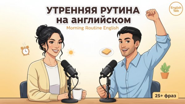 Утренняя Рутина на Английском: 25+ Фраз для Каждого Дня | English Talk #2