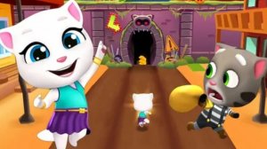 Говорящий Том бег за золотом.Бегите, прыгайте и мчитесь с Говорящим Томом в увлекательной погоне за