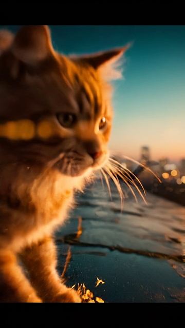 Cat evening / Кот вечер #shorts  #cat #видосыоткота #котики #веселыекоты #прикольныекоты #кот