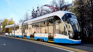 Первая поездка на трамвае 71-931М "Витязь-М" с бортовым номером 31390 по маршруту "А" - 30.11.2025