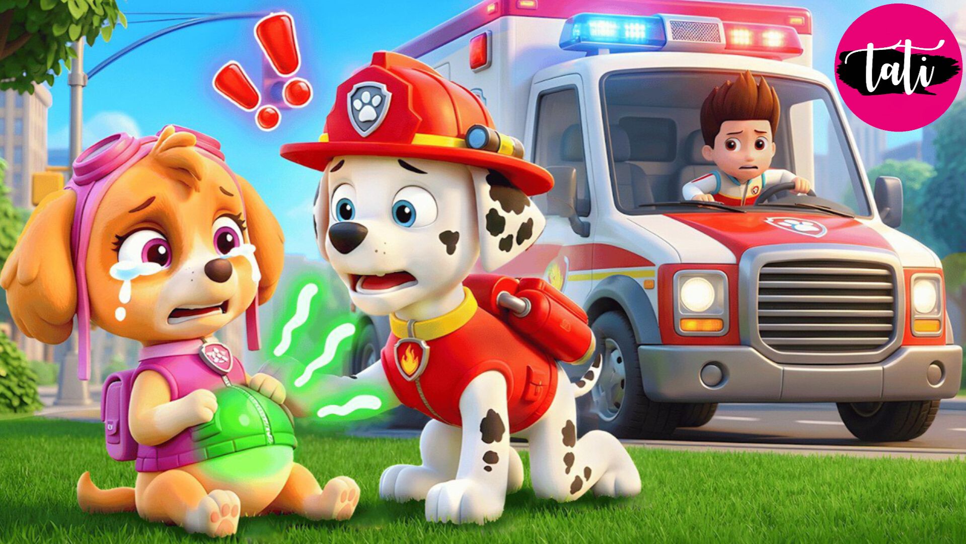 Щенячий патруль и Маршалл. Залипательное видео. Мультфильм для детей и малышей. Анимация 254 смотреть онлайн