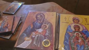 Иконы, освященные в монастыре Сретения в праздник Матрешка, Симеон Богоприимец, Сретение Господне