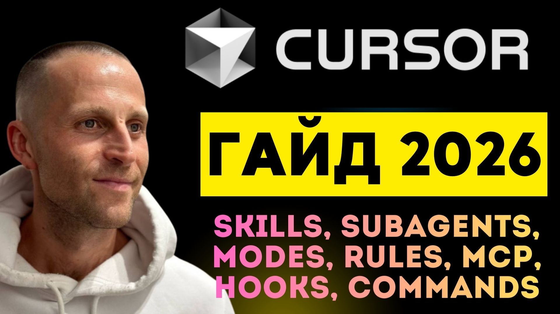 Cursor агенты без хаоса: Skills, Subagents, Modes, Rules, MCP, Hooks, Commands — все что надо знать смотреть онлайн