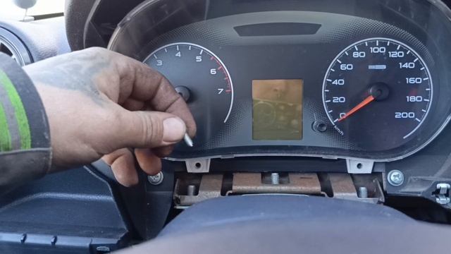 Как снять панель приборов Lada granta - 2012года
