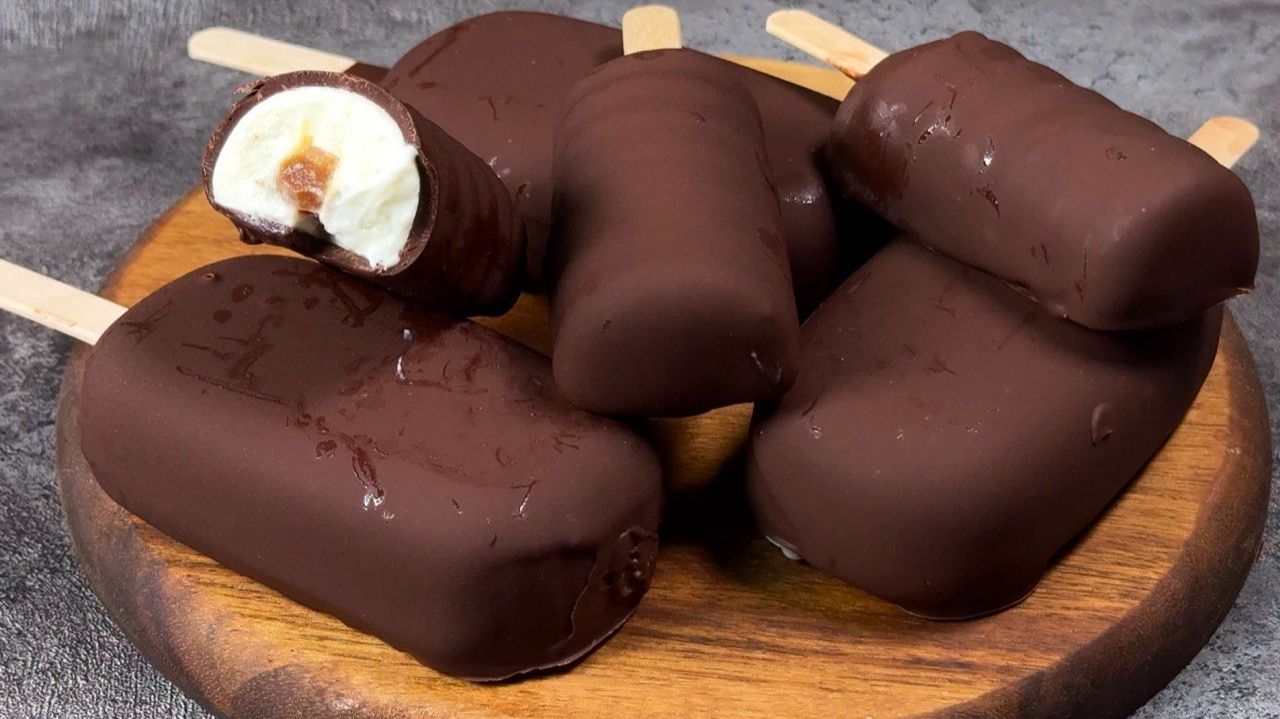 Вкусное домашнее мороженое!Я больше не покупаю в магазине. смотреть онлайн