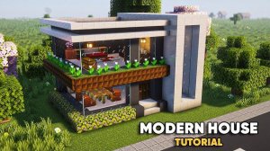 Как построить современный дом в Minecraft