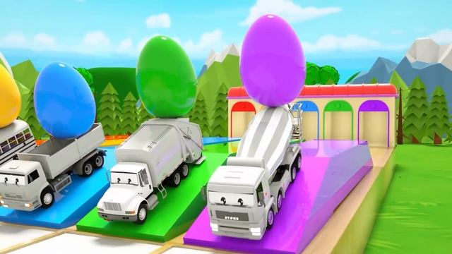 Яйца и машинки. Мультик для детей Яйца и машинки. Мультик для детей