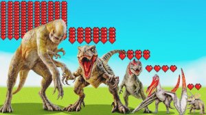 КАКИЕ ДИНОЗАВРЫ САМЫЕ МОЩНЫЕ В МАЙНКРАФТЕ?