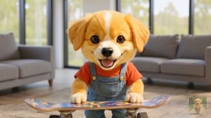 Маленький щенок борется за спасение Ягненка, застрявшего на Мосту 🐑🌧️ Становится героем после спас