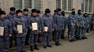Лучшие росгвардейцы Хакасии получили заслуженные награды