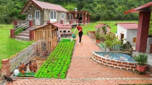 Создаю красивую дорожку из кирпича рядом с курятником. Серия 28. Ли Фук Ви