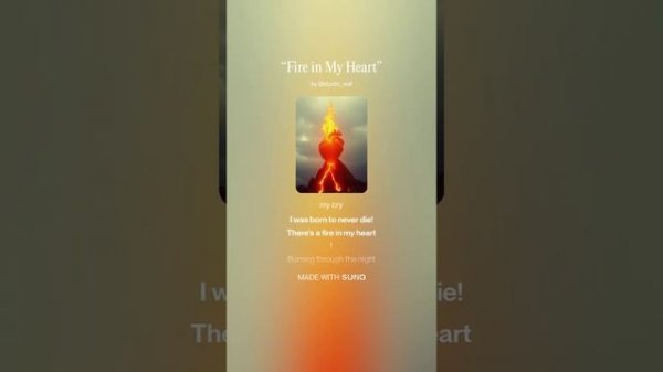 “Fire in My Heart”