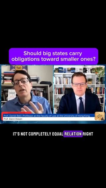 Should big states carry obligations toward smaller ones_ смотреть онлайн