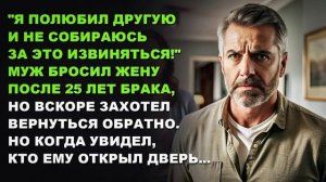 Муж бросил жену. Но вскоре захотел вернуться обратно а у неё другой и ребёнок
