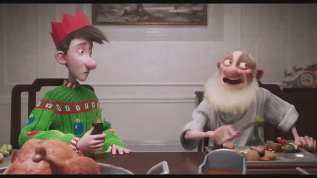 Секретная служба Санта Клауса  (2011) Официальный трейлер 1  Джеймс Макэвой, Билл Найи, Хью Лори.