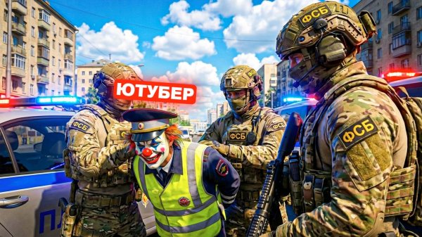 НАКАЗАЛ ЮТУБЕРА из ДПС В ФСБ на АМАЗИНГ РП