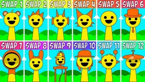 INCREDIBOX SPRUNKI: ФАЗА 1 🔀 ВСЕ ПЕРСОНАЖИ В КАРУСЕЛИ! 🎠🤪