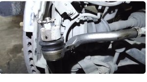 Замена рулевого наконечника Mitsubishi Pajero