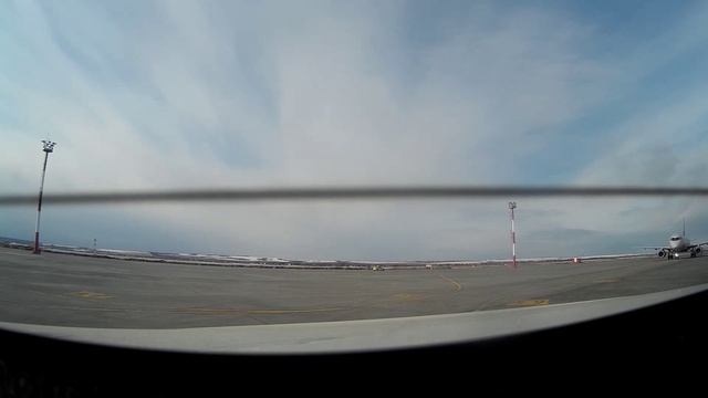 Россия SSJ-100 в Гагарине.