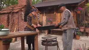 Kənd Həyatı. Приготовление клубничного торта и джема