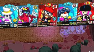 Играю в мини игры со своей командой в бравл старс!